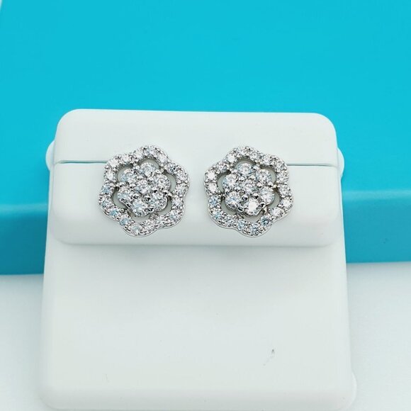 "925 Sterling Silver CZ Beautiful Earrings for Women, 1USPAR4168 - Picture 11 of 11